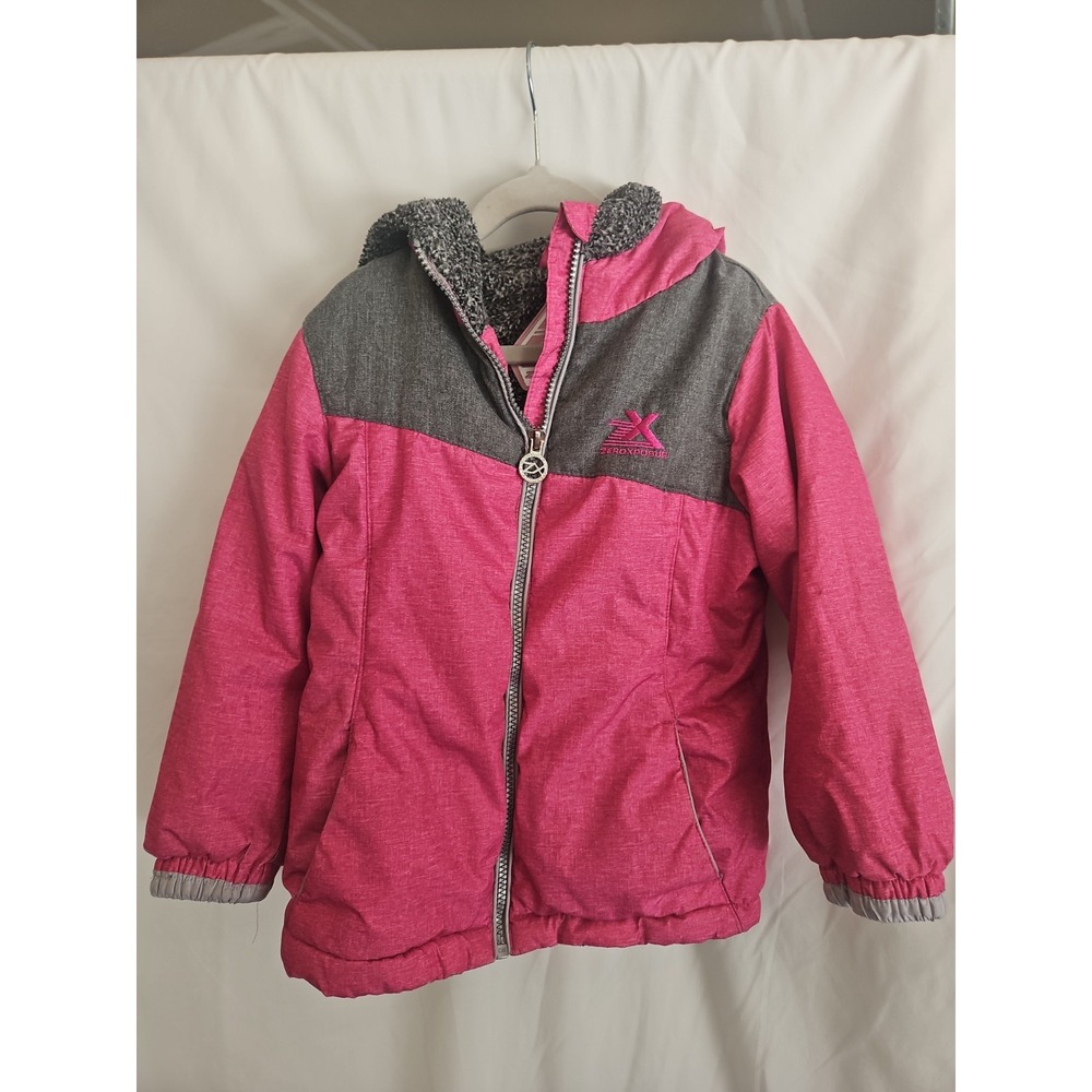 Zero Exposure Girl Size Medium 5/6 Winter Jacket
